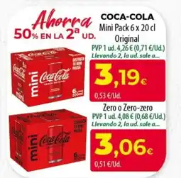 Spar Tenerife COCA-COLA Mini oferta