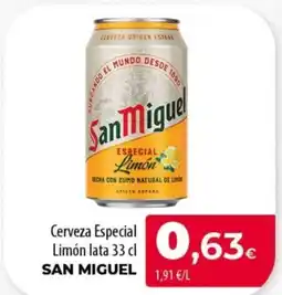 Spar Tenerife SAN MIGUEL Cerveza Especial Limón lata oferta