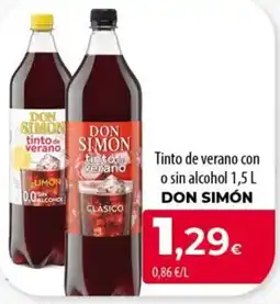 Spar Tenerife DON SIMÓN Tinto de verano con o sin alcohol oferta