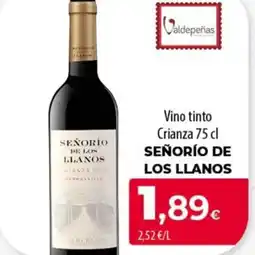 Spar Tenerife SEÑORIO DE LOS LLANOS Vino tinto Crianza oferta