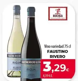 Spar Tenerife FAUSTINO RIVERO Vino variedad oferta