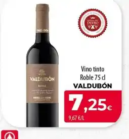 Spar Tenerife VALDUBÓN Vino tinto Roble oferta
