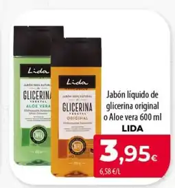 Spar Tenerife LIDA Jabón líquido de glicerina original o Aloe vera oferta