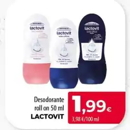 Spar Tenerife LACTOVIT Desodorante roll on oferta
