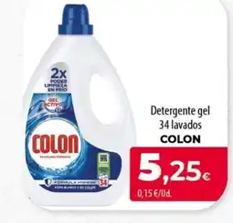 Spar Tenerife COLON Detergente gel 34 lavados oferta