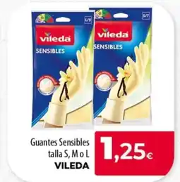 Spar Tenerife VILEDA Guantes Sensibles talla S, Mo L oferta
