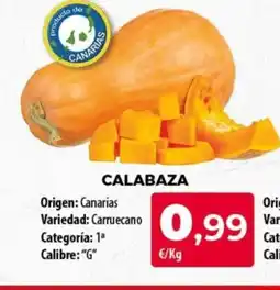 Spar Tenerife Calabaza oferta