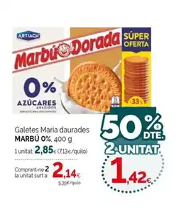 Condis MARBÚ Galetes María daurades 0% oferta