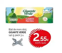 Condis GIGANTE VERDE Blat de moro dolç oferta