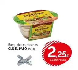Condis OLD EL PASO Barquetes mexicanes oferta