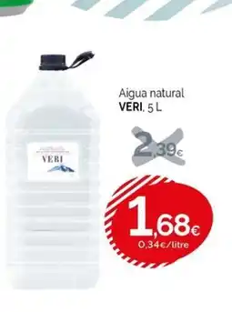 Condis VERI Aigua natural oferta