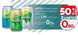 Condis NESTEA, llimona, llimona sense sucre o maracuià, llauna oferta