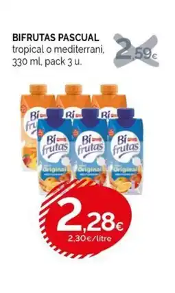 Condis BIFRUTAS PASCUAL tropical o mediterrani oferta