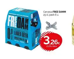 Condis FREE DAMM Cervesa oferta
