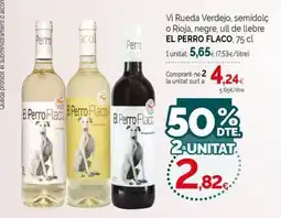 Condis EL PERRO FLACO Vi Rueda Verdejo, semidolç o Rioja, negre, ull de llebre oferta