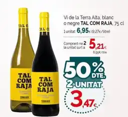Condis Vi de la Terra Alta, blanc o negre oferta