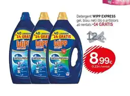Condis WIPP EXPRESS Detergent gel, blau, net i llis o antiolors 40 rentats oferta