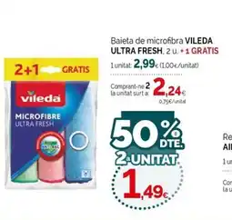 Condis VILEDA Baieta de microfibra oferta
