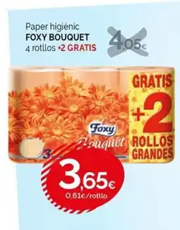 Condis FOXY BOUQUET Paper higiènic oferta