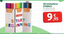 Alcampo STABILO 18 rotuladores oferta
