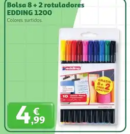 Alcampo EDDING 1200 Bolsa 8+2 rotuladores oferta