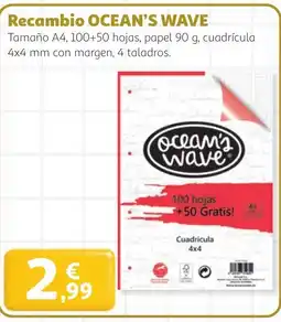 Alcampo OCEAN'S WAVE Recambio oferta