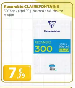 Alcampo CLAIREFONTAINE Recambio oferta