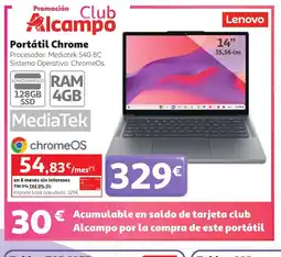 Alcampo LENOVO Portátil Chrome oferta