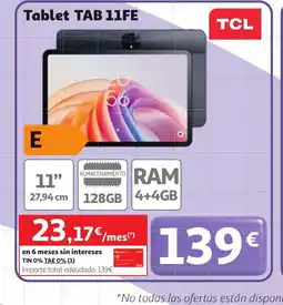 Alcampo TCL Tablet TAB 11FE oferta