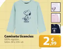 Alcampo Camiseta licencias oferta