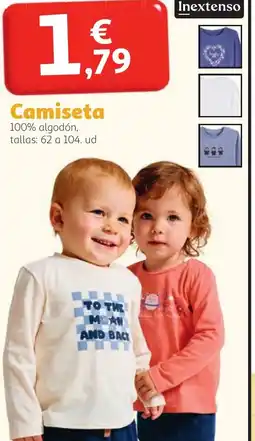 Alcampo INEXTENSO Camiseta oferta
