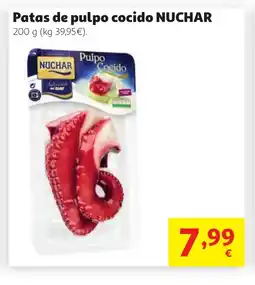 Alcampo NUCHAR Patas de pulpo cocido oferta