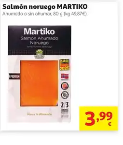 Alcampo MARTIKO Salmón noruego oferta