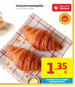 Alcampo Croissant mantequilla oferta
