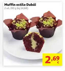 Alcampo Muffin estilo Dubái oferta