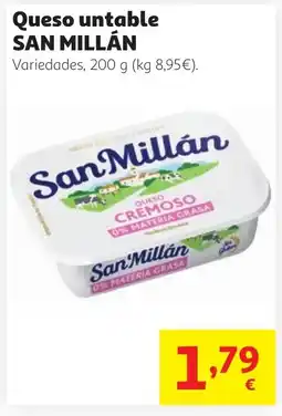 Alcampo SAN MILLÁN Queso untable oferta