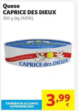 Alcampo CAPRICE DES DIEUX Queso oferta