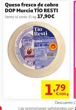 Alcampo Queso fresco de cabra DOP Murcia oferta