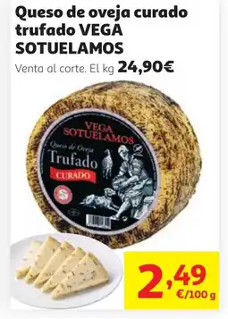 Alcampo VEGA SOTUELAMOS Queso de oveja curado trufado oferta