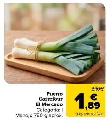 Puerro Carrefour El Mercado