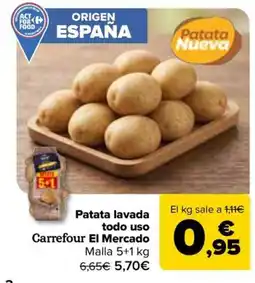 Carrefour Market Carrefour El Mercado Patata lavada todo uso oferta