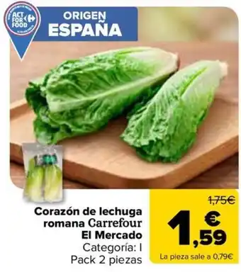 Carrefour Corazón de lechuga romana