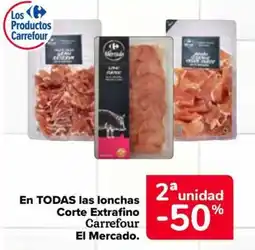 Carrefour Market Carrefour el mercado lonchas corte extrafino oferta