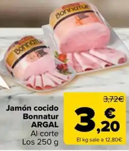 Carrefour Market Jamón cocido Bonnatur oferta