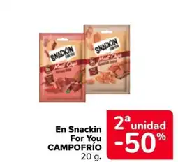 Carrefour Market Campofrío snackin for you oferta