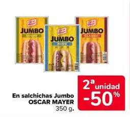 Carrefour Market Oscar Mayer Jumbo en salchichas oferta
