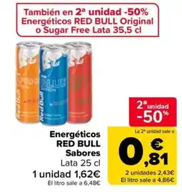 Carrefour Market Red Bull energéticos oferta