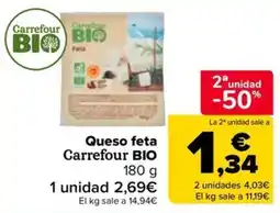 Carrefour Market Carrefour BIO Queso feta oferta