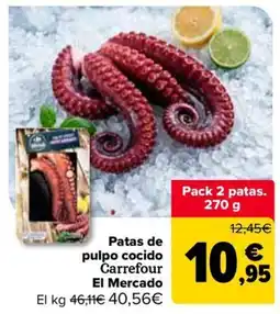 Carrefour Market Carrefour El Mercado patas de pulpo cocido oferta