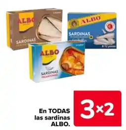 Carrefour Market Albo en todas las sardinas oferta
